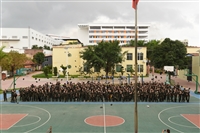 展军训风采，扬青春旗帜----华光高级中学2023军训大会操